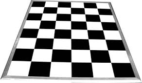 Chequered Floor for parties and corporate events