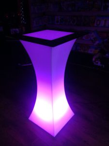 LED Poseur Tables in London