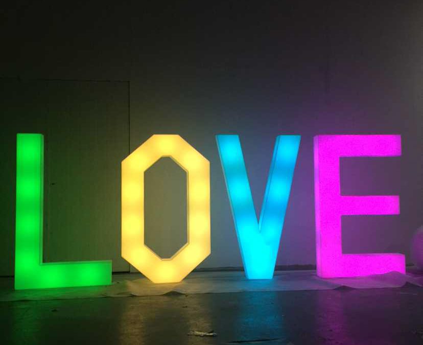 5ft Acrylic LED Letters
