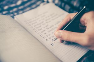 Organised Event Planner to do list