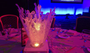 Red Coral Centrepiece