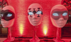 Venetian masquerade ball event style mask