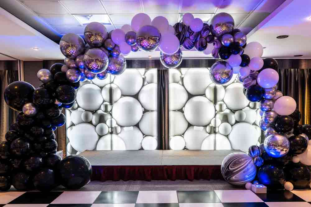 Led organic twist table centers