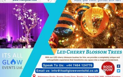 LED Cherry Blossom Trees for Hire