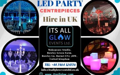 LED Party Centrepieces Hire