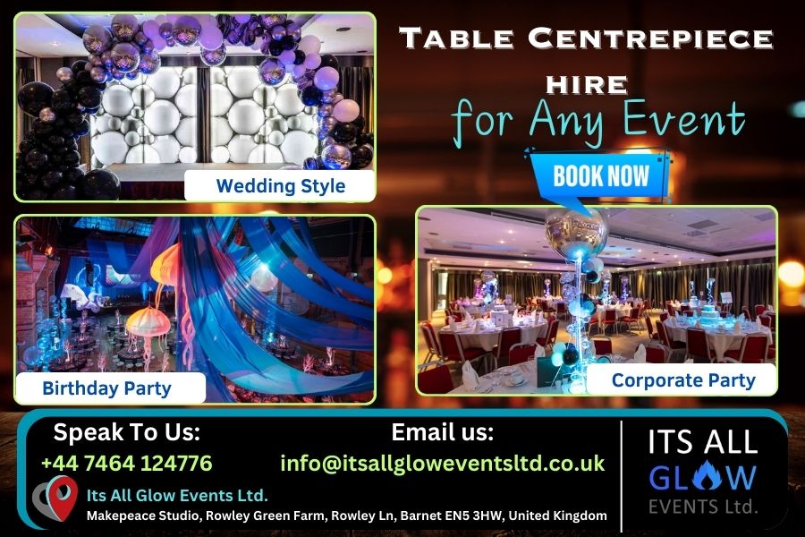 Table Centrepiece Hire for Any Event