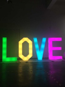 5ft Acrylic LED Letters