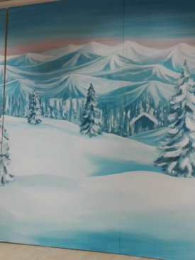 Winter Scene Backdrop
