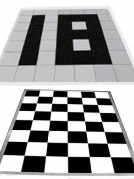 B&#038;W Chequered Dance Floor